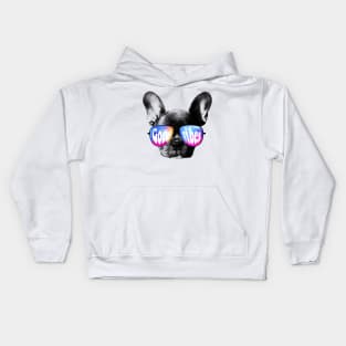 Frenchie Good vibes Kids Hoodie